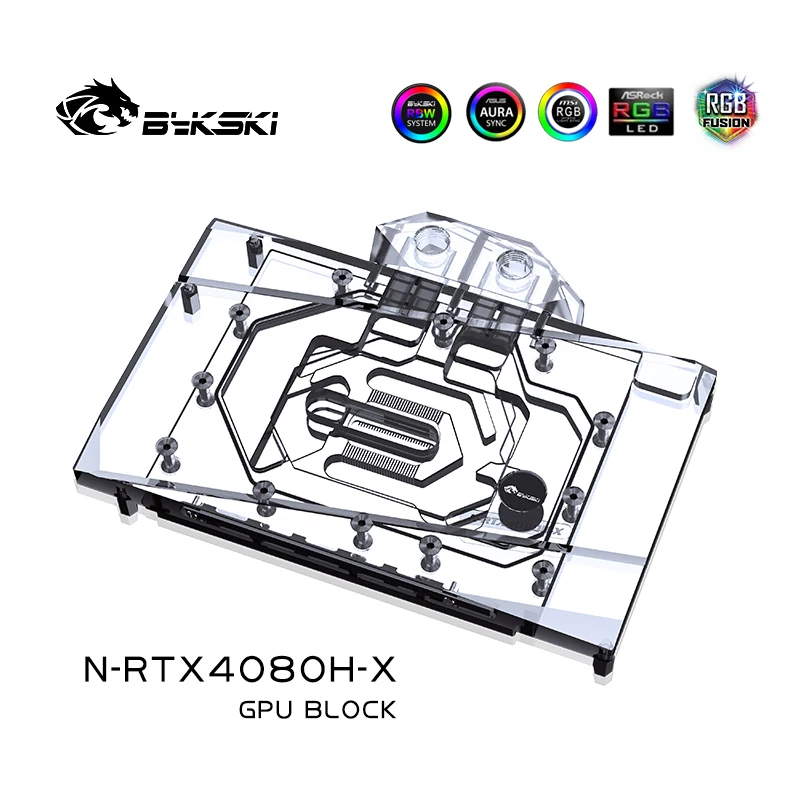 Bykski GPU Water Block for NVI - огляд і ціна Rtx 4080 Water Cooling Block