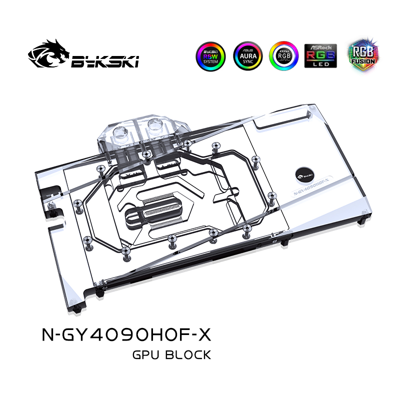 Bykski N-GY4090HOF-X GPU Block - огляд і ціна Rtx 4090 Water Block Full Cover