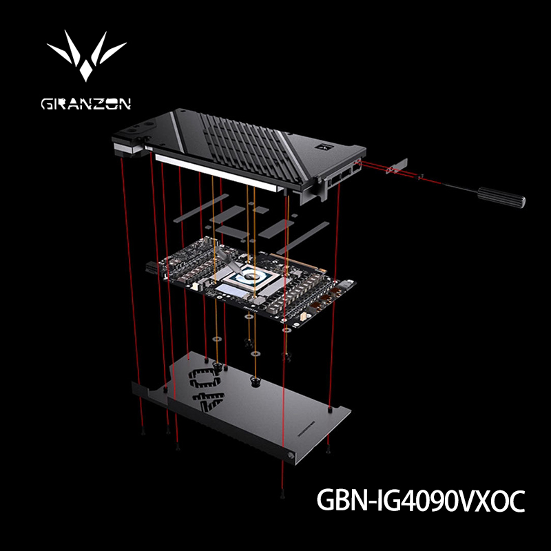 Granzon Water Block for Colorf - огляд і ціна Rtx 4090 Water Block Full Cover