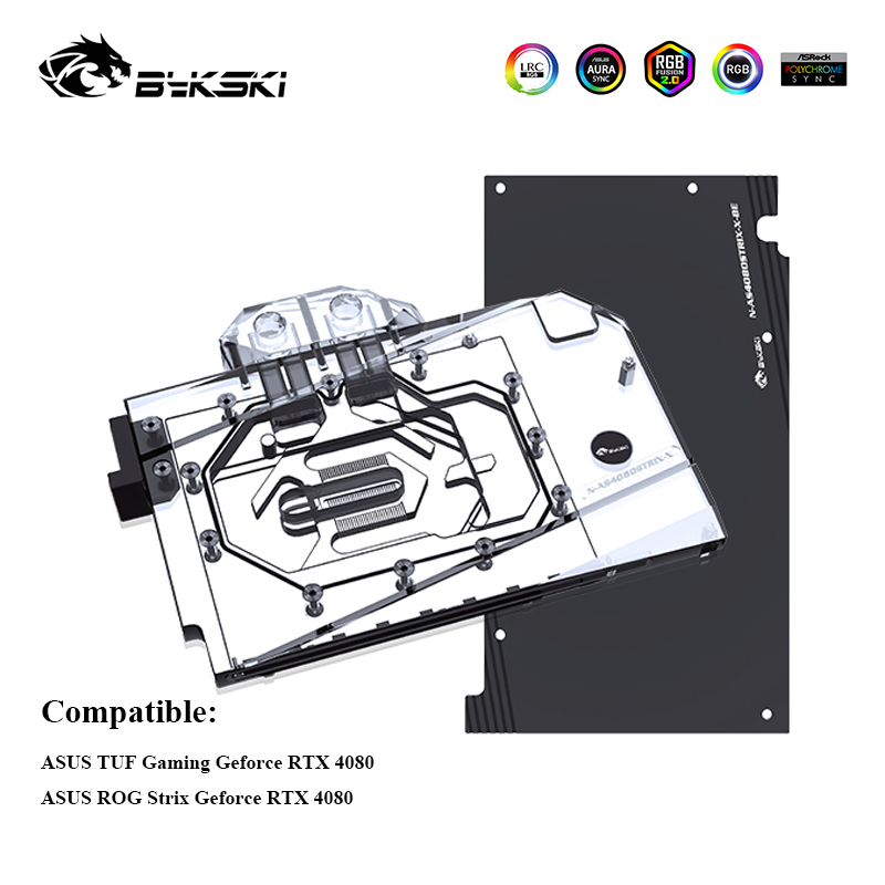 Bykski GPU Water Cooler Use Fo - огляд і ціна Rtx 4080 Water Cooling Block